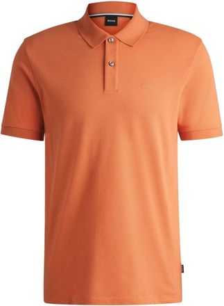 HUGO BOSS Orange Regular Fit Logo Polo