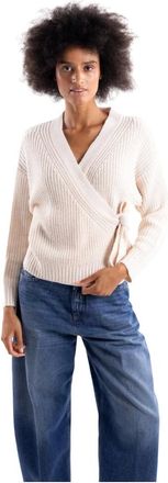 H2O Cardigan a V - - Knitwear - Donna - Beige - M