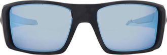Oakley Heliostat Prizm Deep Water Polarized Wrap Mens Sunglasses OO9231 923105 61