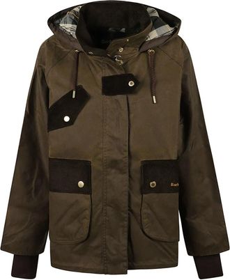 Barbour Willowmere Waxed Jacket - Jackets - Mujer - Marr&oacute;n - L