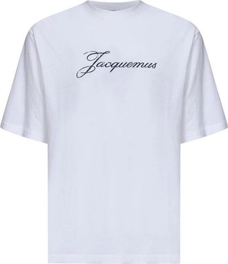 Jacquemus Le T-shirt - Heren - T-shirts - Wit - L - Katoen - Tops