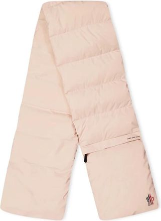 Moncler Apr&egrave;s-Ski Gewatteerde Dons Sjaal - Dames - Wintersjaals - Roze - ONE Size - Polyester - Accessoires