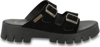 Les Tropeziennes Leren muiltjes met gekartelde zool Tiamo