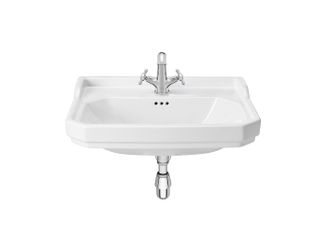 Roca Roca - Lavabo De Porcelana Mural Para Pedestal Longitud: 650 Mm