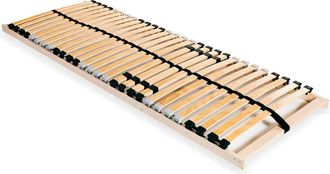 vidaXL Vidaxl - Somier De L&aacute;minas Sin Colch&oacute;n Con 28 Listones 7 Zonas 70x200 Cm