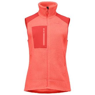 Norr&oslash;na Trollveggen Warm3 Vest Fleecegilet f&uuml;r Damen | rot