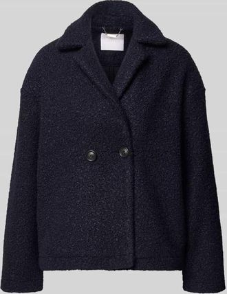 Rich & Royal Jacke mit Reverskragen und überschnittenen Schultern in Dunkelblau, Größe 34