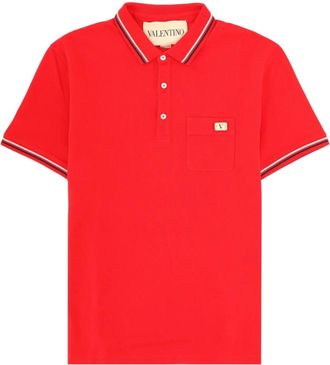Valentino Heren, Tops, Rood, Maat: XL