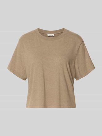 American Vintage American Vintage T-Shirt mit Rundhalsausschnitt Modell YPAWOOD in Sand Melange, Größe L