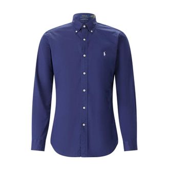 Polo Ralph Lauren Casual Shirts - Heren - Casual Overhemden - Blauw - XL - Katoen - Overhemden