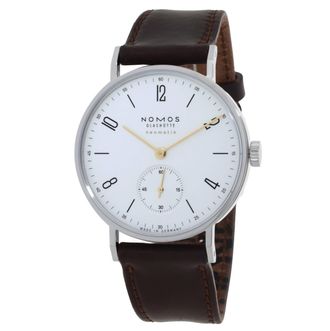 NOMOS Glash&uuml;tte Tangente Neomatik Dore Automatic White Dial Watch 192