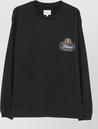 Rhude cotton logo print t-shirt