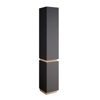 Vicco Armario De Ba&ntilde;o Gloria, Antracita, 33 X 197.5 Cm Con 2 Puertas