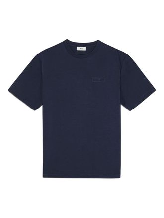 Nn.07 T-shirt met logoprint - Blauw