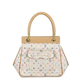 Louis Vuitton Pre-owned Vintage Satin Monogram Handtas - Dames - Pre-owned - Veelkleurig - Maat: ONE Size Satijn