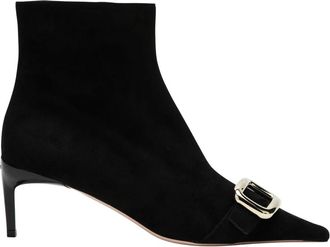 Roger Vivier Lage Laars - Dames - Laarzen met Hak - Zwart - 36 EU - Schoenen