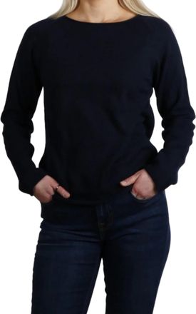 Gran Sasso Black Fitted Round Neck Cashmere Sweater