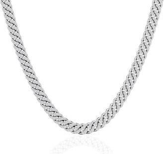 Grown Brilliance Cuban Mens Neckalce ( 50% coverage)
