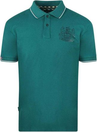 Aquascutum Unisex Volwassen Aldis Crest Polo Shirt (Groen)