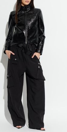 Courr&egrave;ges Jacket With Logo, Womens, Black