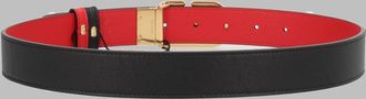 Valentino Garavani Reversible VLogo Signature Belt - Black