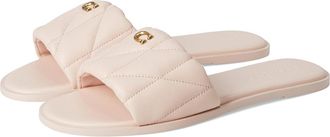 Coach Holly Sandals with Quilting Womens Dress Sandals Blush : 9.5 M, Leather