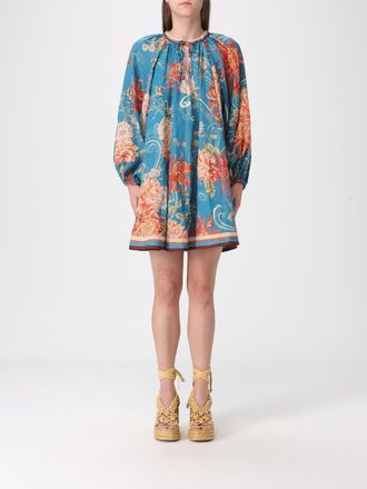 Alemais Abito Fletcher Alemais in ramie con stampa floreale