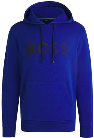 BOSS Regular-fit hoodie with logo print