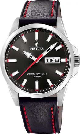 Festina F20358-4 Mens Classic Watch - Silver - One Size
