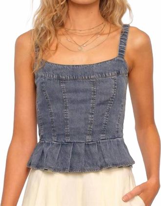 Heartloom Womens Heartloom Cecily Top In River