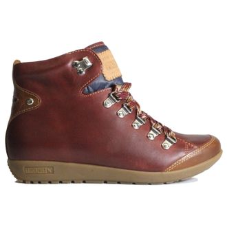 Pikolinos Lisboa W67 Leather Womens Ankle Boots - Arcilla - Size:UK 6-6.5