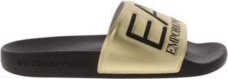 Emporio Armani Slipper Visibility S - Heren - Sandalen - Beige - 44 EU - Schoenen