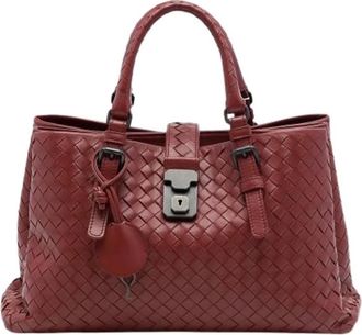 Bottega Veneta Borsa Roma Piccola Pre-owned - - Pre-owned - Donna - Rosso - ONE SIZE