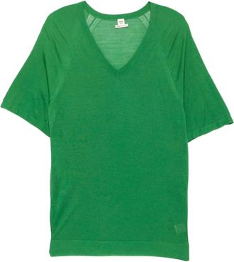 Hermès Top in seta - Verde