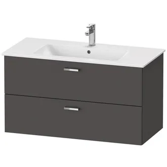 Duravit Duravit - Xbase Meuble Sous-lavabo Mural L:100 Cm Avec 2 Tiroirs