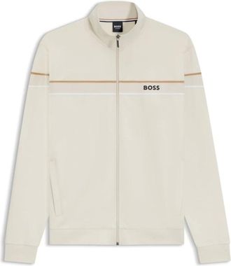 HUGO BOSS Hombre, Sudaderas, Blanco, Talla: S