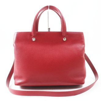 Longchamp Leather Shoulder Bag (Pre-Owned)