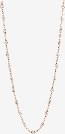 Gigi Clozeau Halskette aus Roségold und Harzperlen Classique Gigi Sparkle
