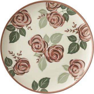 Bella Maison Set Of 2 Rose Porcelain Dinner Plates