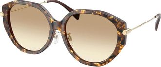 Michael Kors Stijlvolle zonnebril met Jinan ontwerp - Dames - Zonnebrillen - Bruin - 56 MM - Accessoires