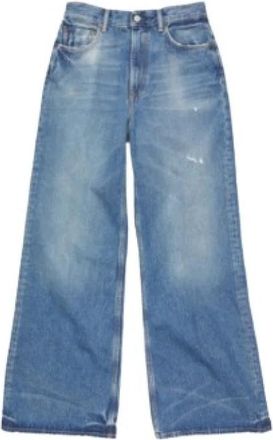 Acne Studios Broeken - Dames - Loose Fit Jeans - Blauw - W27 - Denim - Jeans