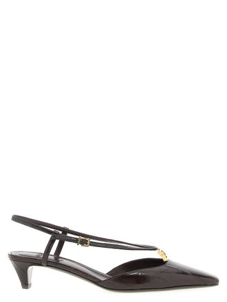 Fendi Womens Ffold Slingback