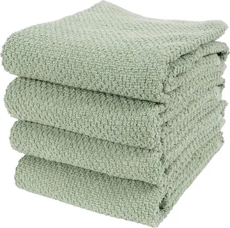 KAF Home Kaf Home Set Of 4 Sj Terry Towels