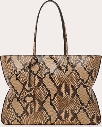 Ferragamo Donna Tote bag star-shaped (L) Beige