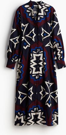 H&M Tailliertes Blusenkleid - Red