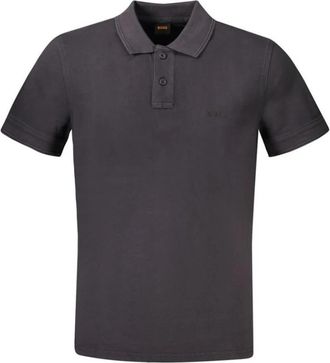 HUGO BOSS Polo met korte mouwen Casual Stijl - Heren - Polos - Zwart - XL - Katoen - Tops