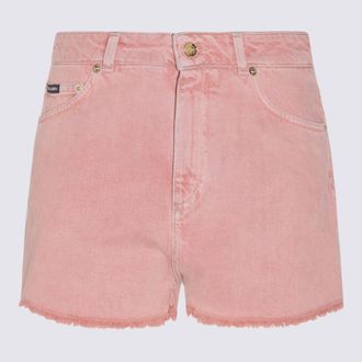 Dolce & Gabbana Pink Cotton Shorts