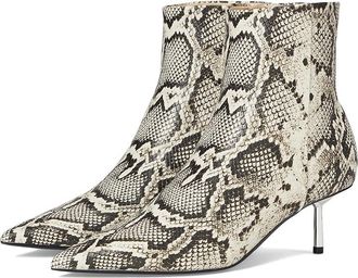 Nine West Hamesa Womens Boots Light Natural Snake : 8.5 M, Suede
