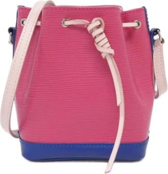 Louis Vuitton Pre-owned Bucket Bags, female, Pink, Size: ONE SIZE Pre-owned Leather louis-vuitton-bags