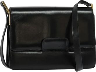 Gucci Pre-owned Leather gucci-bags - Dames - Vintage Schoudertas - Zwart - ONE Size - Leer - Vintage